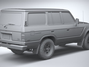Toyota Land Cruiser J60 1988 3D Model