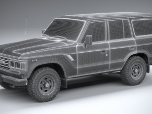 Toyota Land Cruiser J60 1988 3D Model
