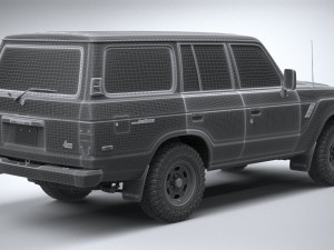 Toyota Land Cruiser J60 1988 3D Model