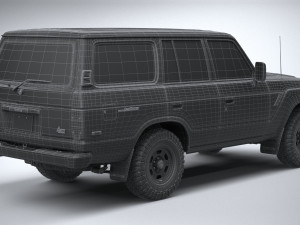 Toyota Land Cruiser J60 1988 3D Model