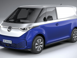 Volkswagen ID Buzz Cargo 2023 3D 模型