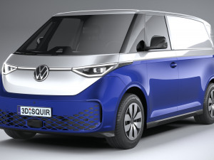 Volkswagen ID Buzz Cargo 2023 3D 模型