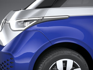 Volkswagen ID Buzz Cargo 2023 3D 模型