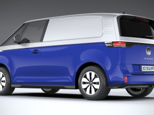 Volkswagen ID Buzz Cargo 2023 3D 模型