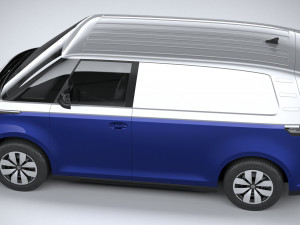 Volkswagen ID Buzz Cargo 2023 3D 模型