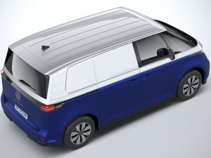 Volkswagen ID Buzz Cargo 2023 3D 模型