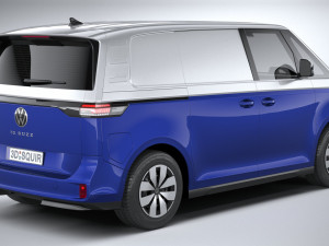 Volkswagen ID Buzz Cargo 2023 3D 模型
