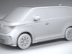 Volkswagen ID Buzz Cargo 2023 3D 模型