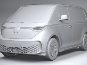 Volkswagen ID Buzz Cargo 2023 3D 模型