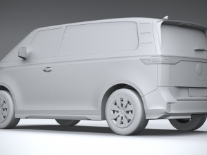 Volkswagen ID Buzz Cargo 2023 3D 模型