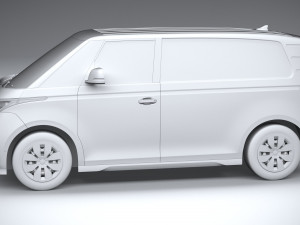 Volkswagen ID Buzz Cargo 2023 3D 模型