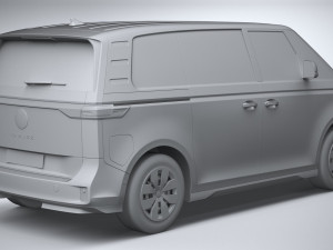 Volkswagen ID Buzz Cargo 2023 3D 模型