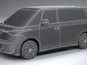 Volkswagen ID Buzz Cargo 2023 3D 模型