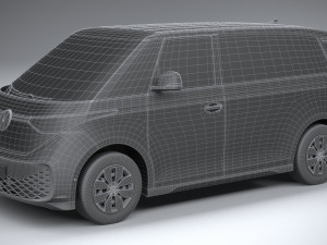 Volkswagen ID Buzz Cargo 2023 3D 模型