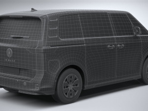 Volkswagen ID Buzz Cargo 2023 3D 模型