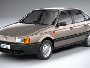 Volkswagen Passat B3 Sedan Modelo 3D