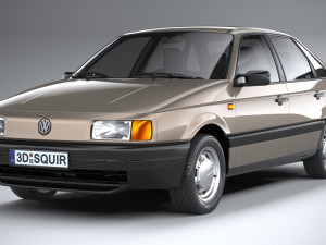 Volkswagen Passat B3 Sedan Modelo 3D