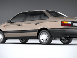 Volkswagen Passat B3 Sedan Modelo 3D