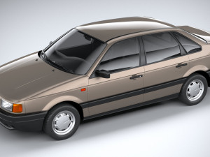 Volkswagen Passat B3 Sedan Modelo 3D