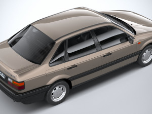 Volkswagen Passat B3 Sedan Modelo 3D