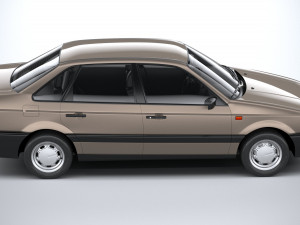 Volkswagen Passat B3 Sedan Modelo 3D
