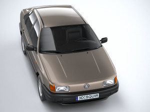 Volkswagen Passat B3 Sedan Modelo 3D