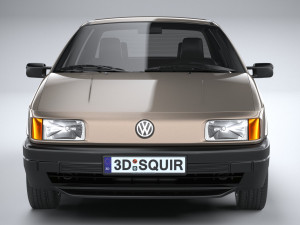Volkswagen Passat B3 Sedan Modelo 3D