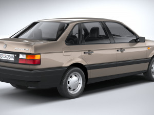 Volkswagen Passat B3 Sedan Modelo 3D