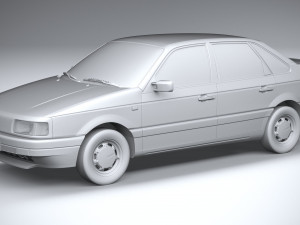 Volkswagen Passat B3 Sedan Modelo 3D