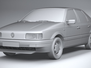 Volkswagen Passat B3 Sedan Modelo 3D