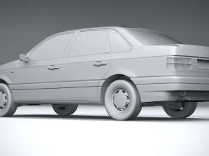Volkswagen Passat B3 Sedan Modelo 3D