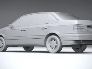 Volkswagen Passat B3 Sedan 3D Model