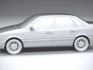Volkswagen Passat B3 Sedan Modelo 3D