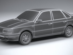 Volkswagen Passat B3 Sedan Modelo 3D