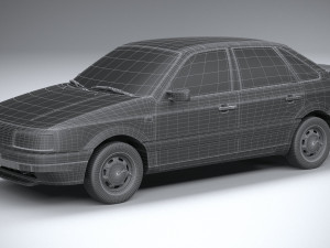Volkswagen Passat B3 Sedan Modelo 3D