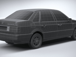 Volkswagen Passat B3 Sedan Modelo 3D