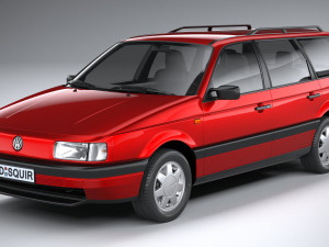 Volkswagen Passat B3 variant Model 3D