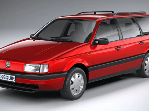 Volkswagen Passat B3 variant 3D Model