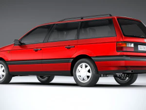 Volkswagen Passat B3 variant 3D Model