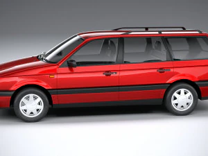 Volkswagen Passat B3 variant 3D Model