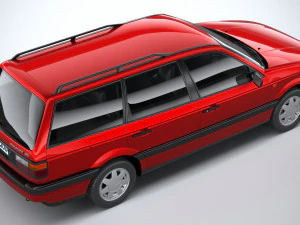 Volkswagen Passat B3 variant 3D Model