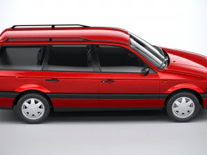 Volkswagen Passat B3 variant 3D Model