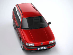 Volkswagen Passat B3 variant 3D Model