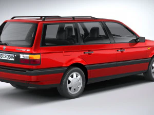 Volkswagen Passat B3 variant 3D Model