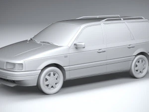 Volkswagen Passat B3 variant 3D Model