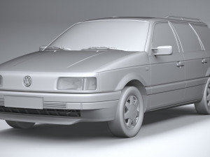 Volkswagen Passat B3 variant Model 3D