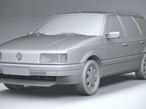 Volkswagen Passat B3 variant 3D Model