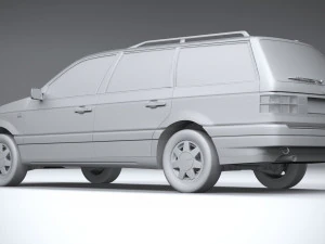 Volkswagen Passat B3 variant 3D Model