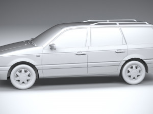 Volkswagen Passat B3 variant Model 3D