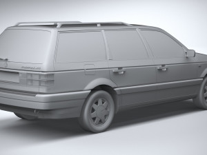 Volkswagen Passat B3 variant Model 3D